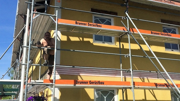 Rekonstrukce fasády rodinného domu u Bodamského jezera - Mix Toscana 774 (Czech)